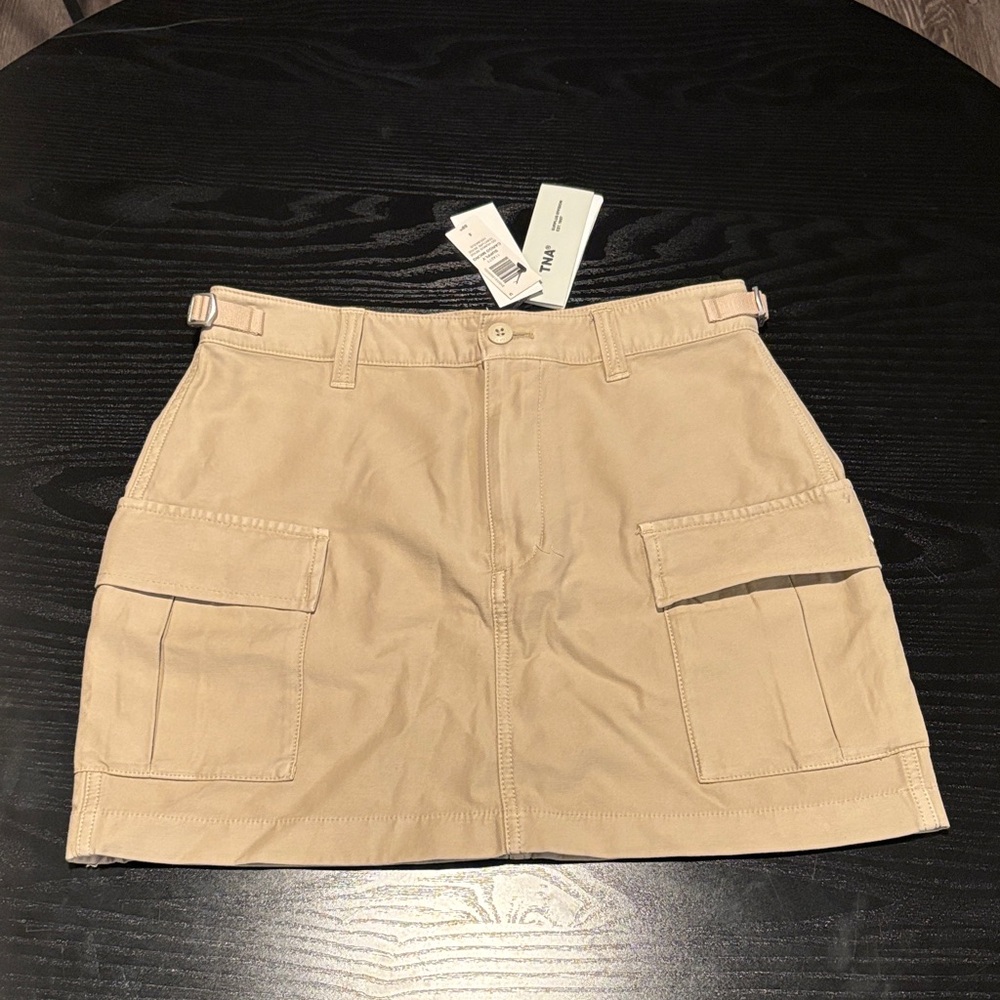 Aritzia Tan Mini Skirt
